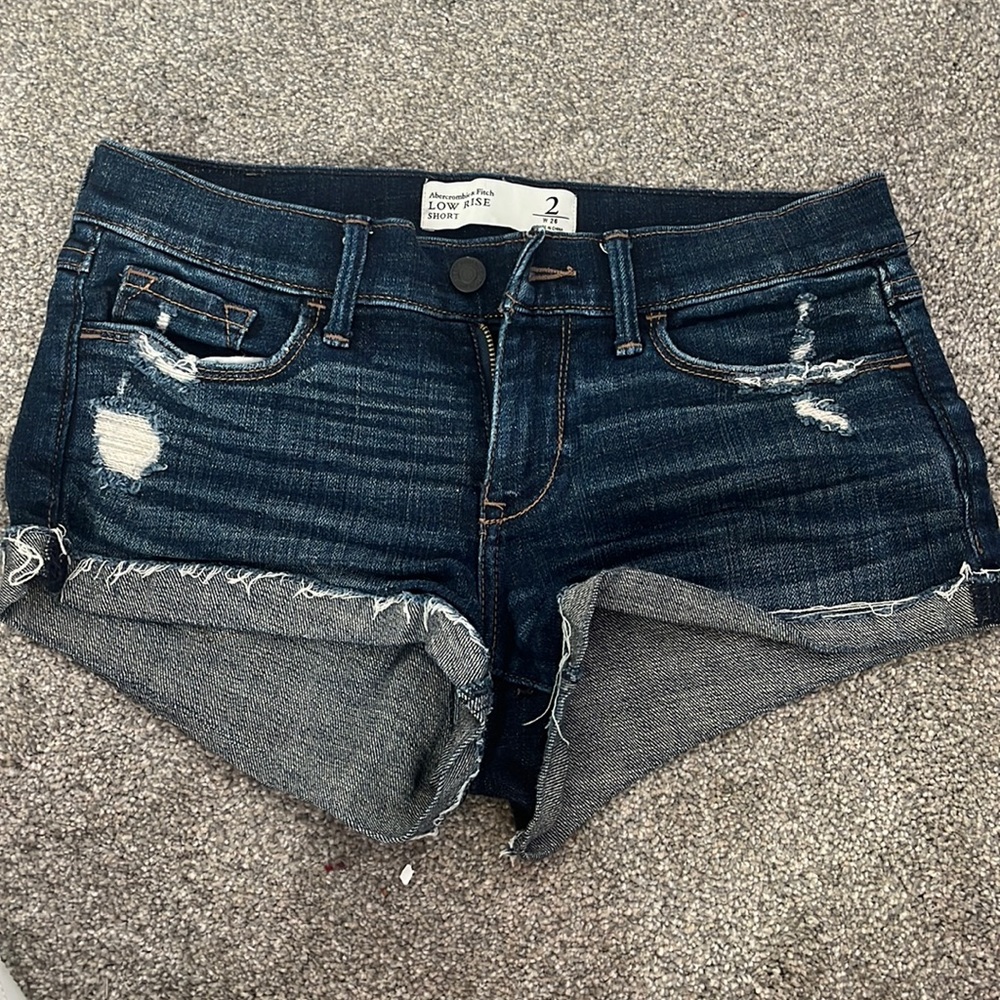 Low Rise Abercrombie and Fitch jean shorts